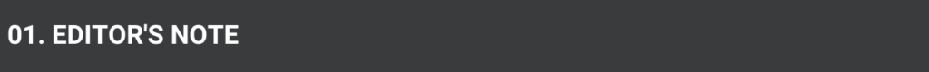 editor note