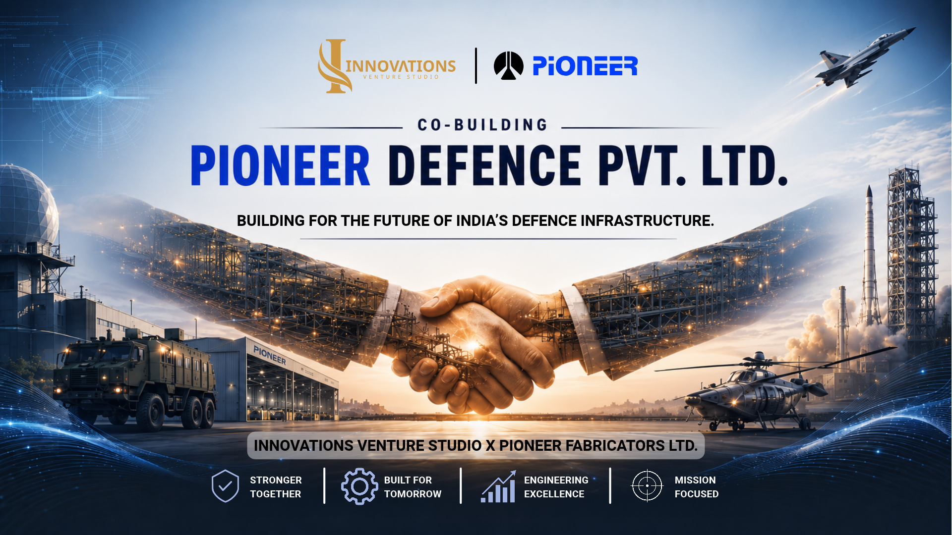 poineer defence pvt ltd X Innovations venture studio